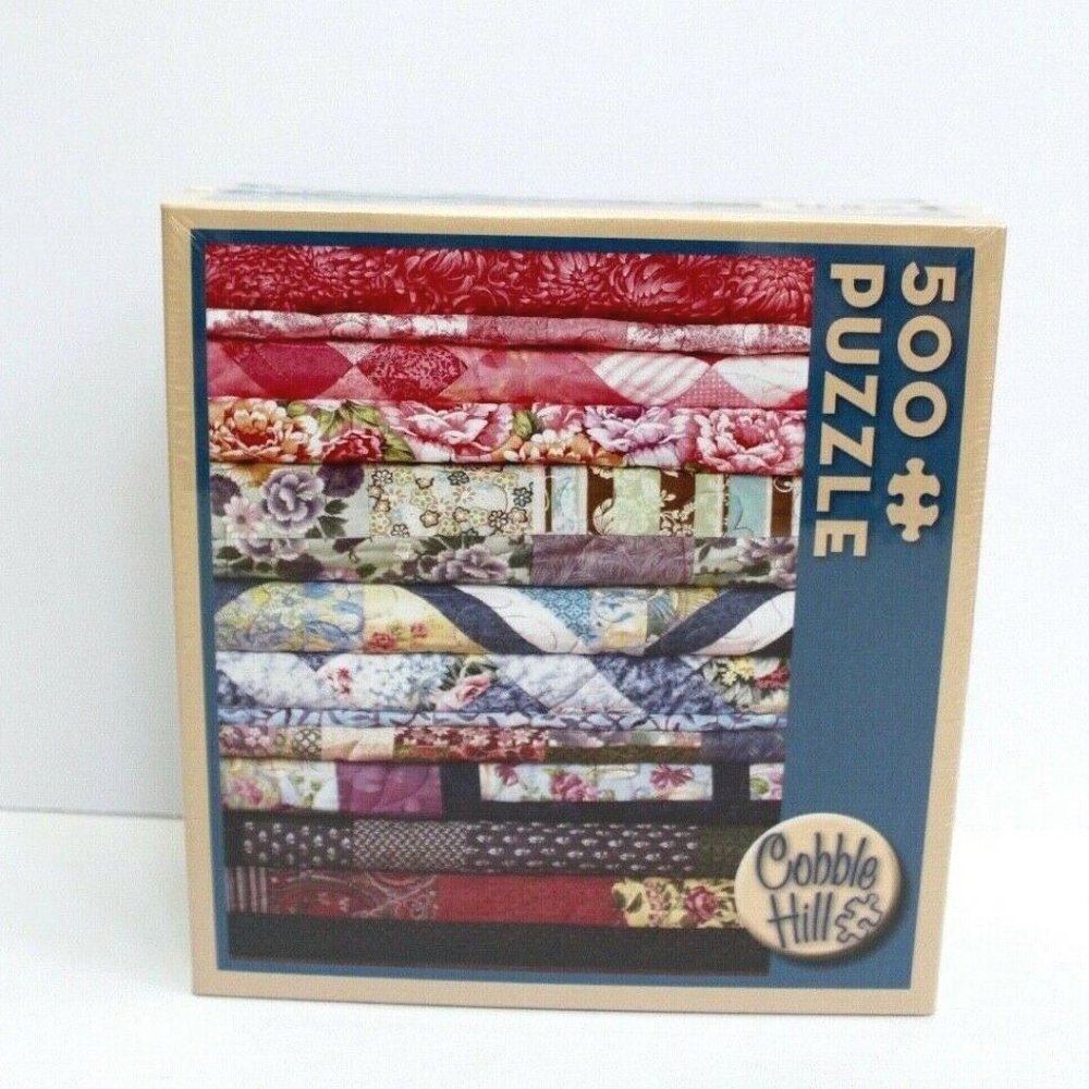 Cobble Hill Quilts Jigsaw Puzzle 500 Pieces